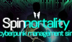 Download Spinnortality | cyberpunk management sim pc game for free torrent